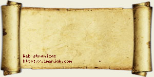 Isidor Vesković vizit kartica